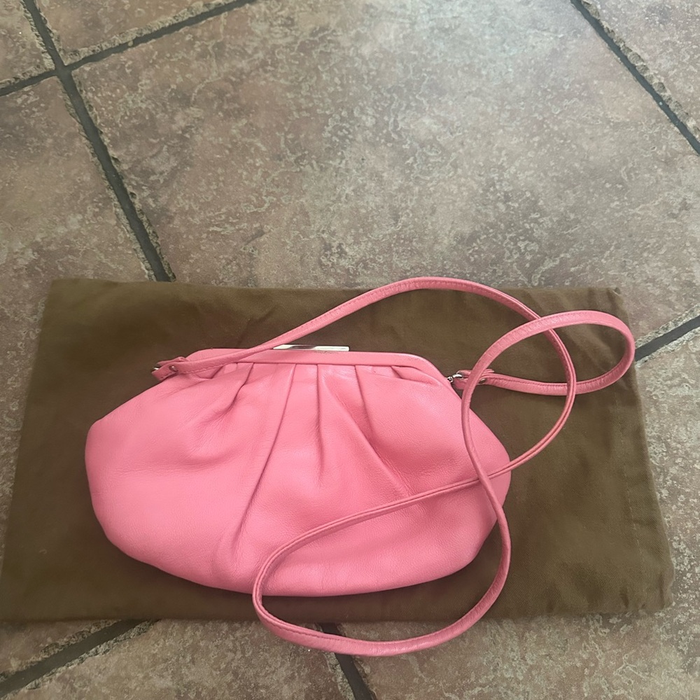 Pink Leather Women's Bag